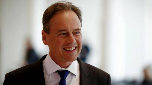 Health Minister Greg Hunt is shaking up the private health system, under sweeping changes to be announced on Friday. Photo: Alex Ellinghausen
