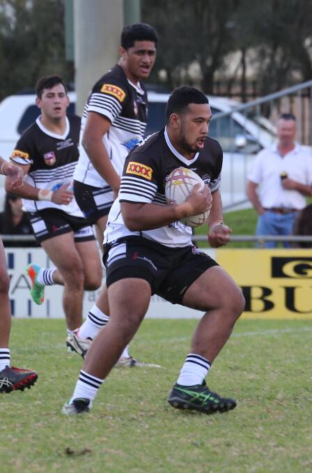 WALLS OF JERICHO: Griffith captain-coach David Milne believes injury-plagued forward Jericho Tanuvasa is starting to hit a purple patch of form.