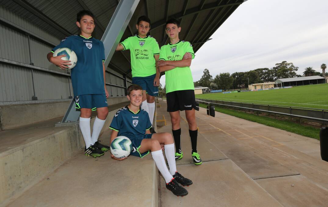 CHARGING AHEAD: The Riverina Rhinos, who entered the Football NSW Regional League this year. Plans are afoot for a Griffith-based Riverina side to enter State League 2 next year.