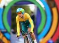 Shara Gillow, of Australia, competes in the Women's Cycling Road Time Trial. Photo: Getty Images