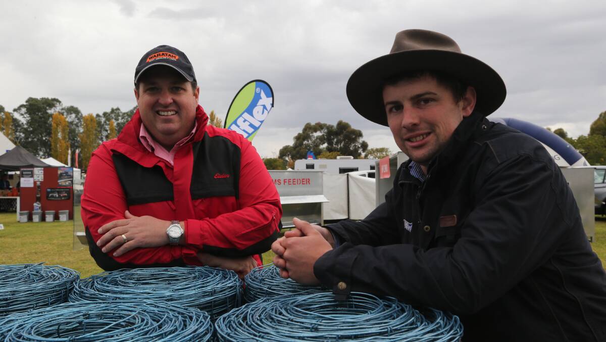 Ryan Smith and Scetrine at the Field Days. 