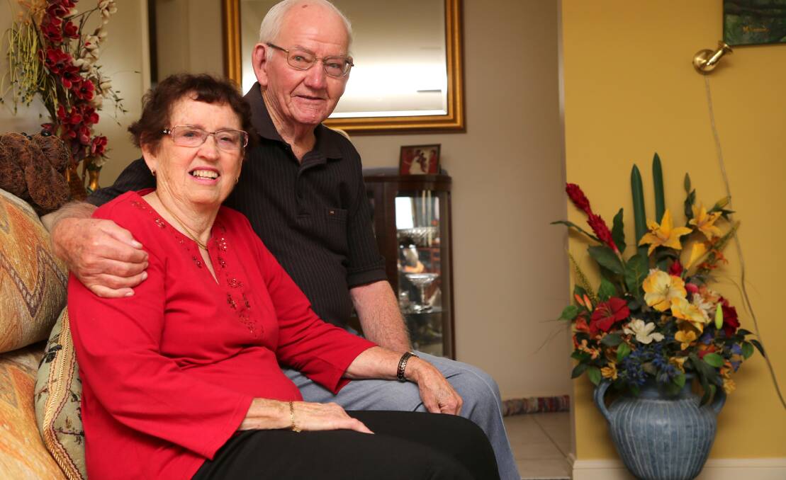DIAMOND CELEBRATION: Val and Roy Maggs celebrate 60 years of wedded bliss together on June 12.