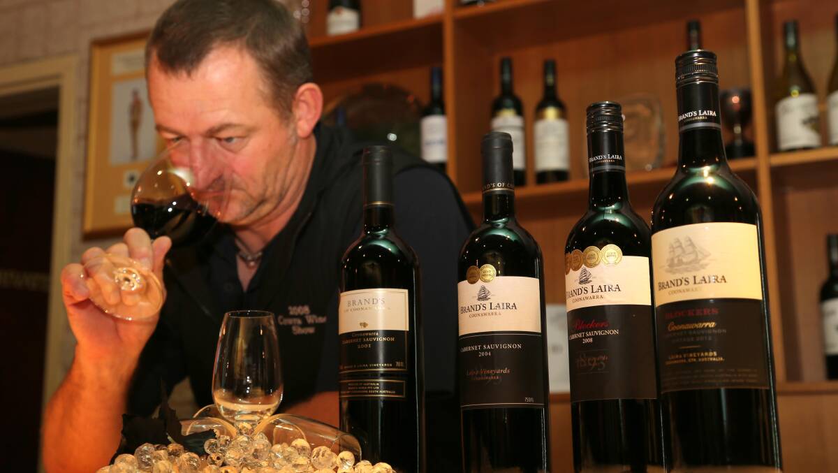 FINE WINE: Senior commercial and export winemaker Russell Cody will host a vertical tasting session at McWilliam's this weekend for unWINEd. Picture: Anthony Stipo.