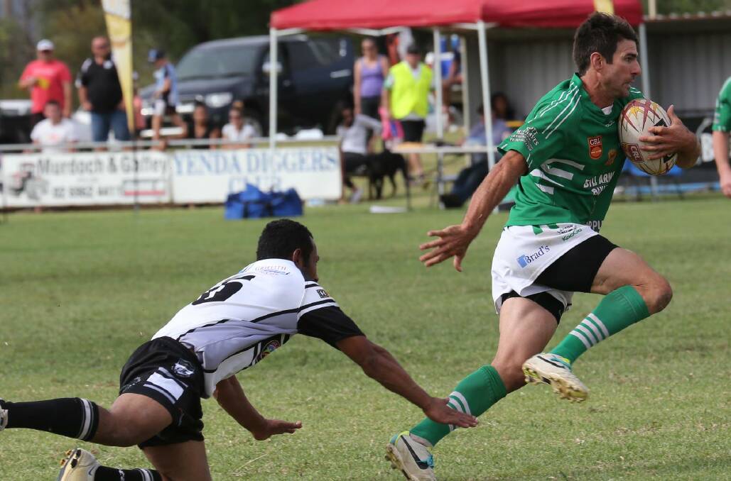 Black and Whites 18 (Tries Stephen Broome 3. Goals: Stephen Broome 2, Josh Charles) defeated Leeton 12 (Tries: Dean Pouging, Andrew Lavaka. Goals: Clinton Green 2). Picture: Anthony Stipo