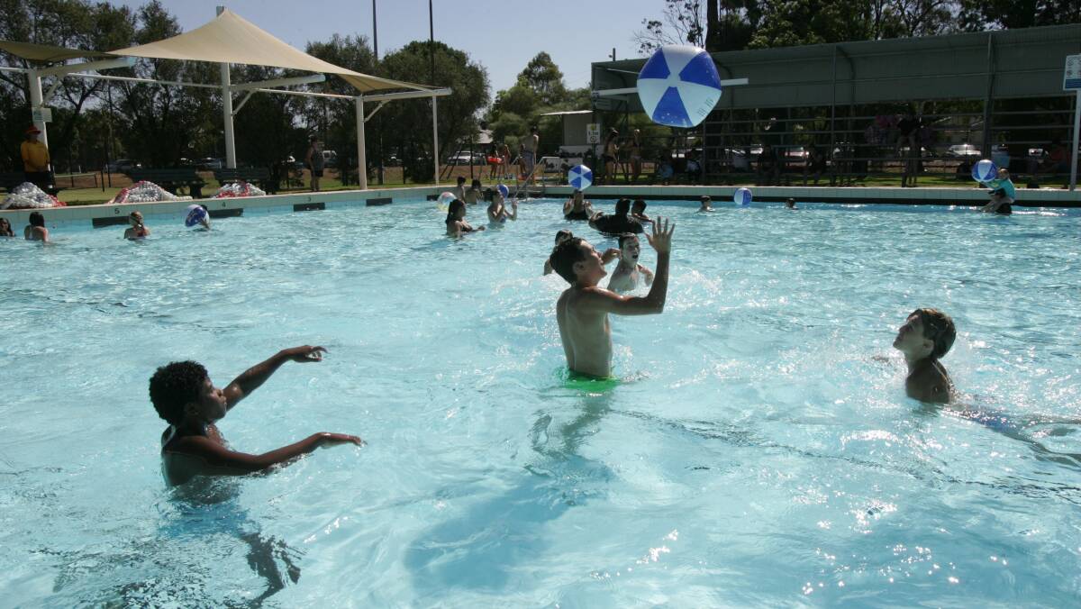 There was plenty of fun to be had at the Leeton Australia Day pool party. Picture: John Gray