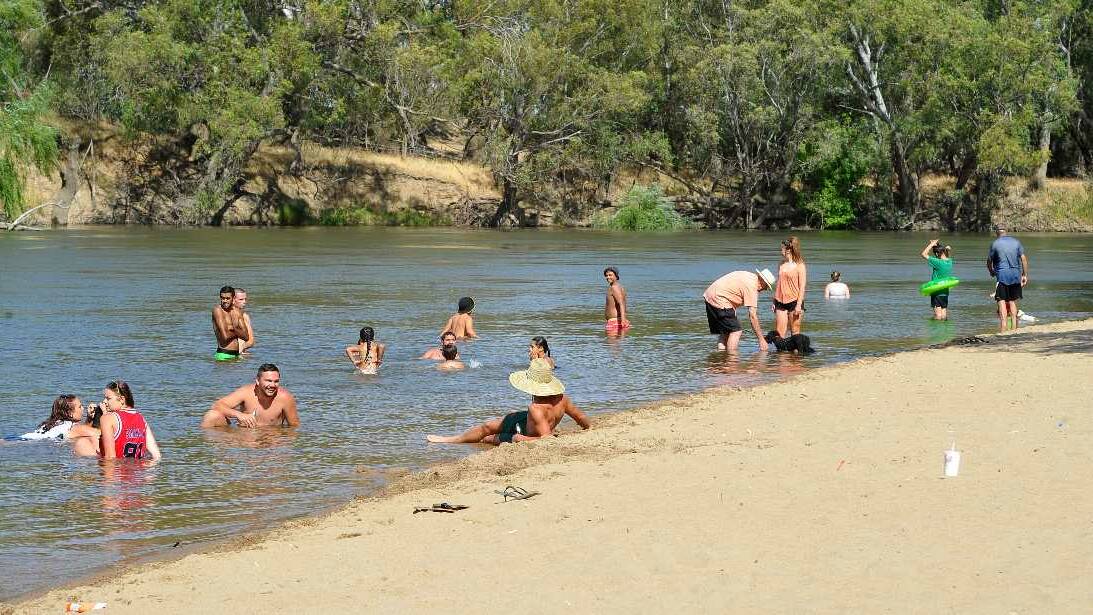 Wagga Beach is a popular cool-down spot in summer. Picture: Addison Hamilton