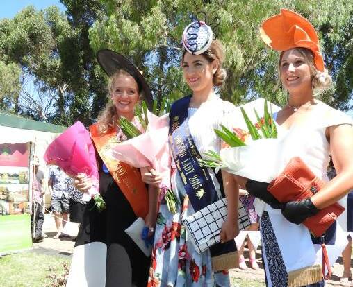 THROWBACK: 2015 Fashions on the Field winners, Sarah Groat, Heather McDougall and Carly Archeson. Picture: The Area News