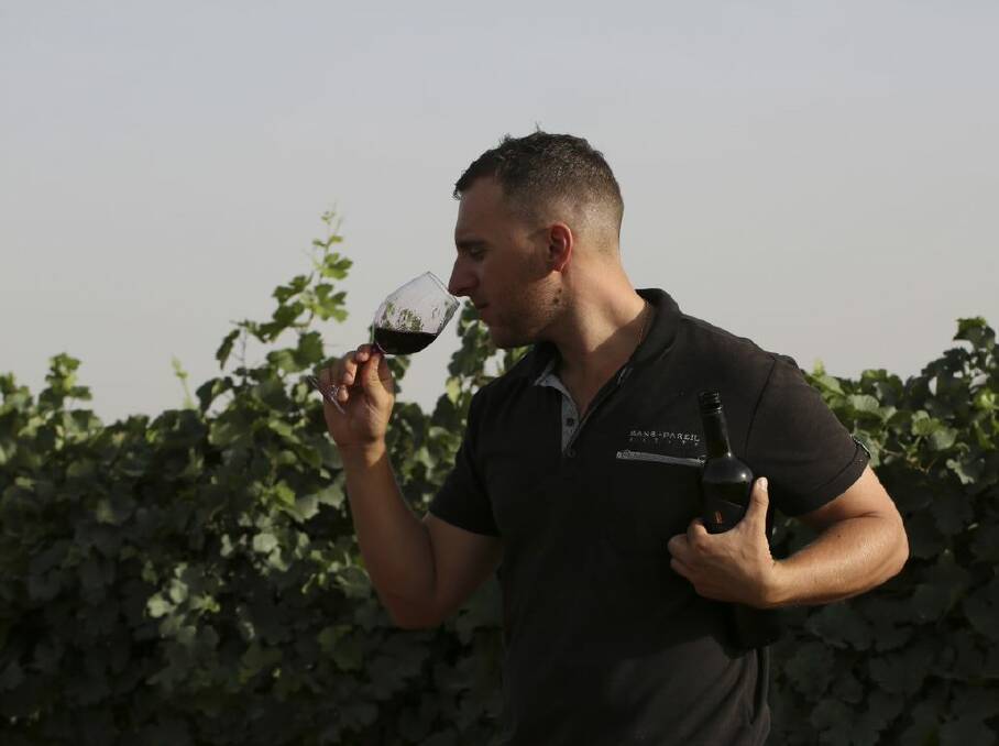 TASTE TEST: Aaron Salvestrin is enjoying success with his Sans Pareil Estate label but it's taken plenty of hard work to get there. PHOTO: Contributed