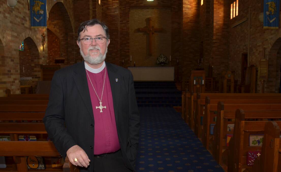 NO MORE EMPTY PEWS: Anglican Bishop of the Riverina Donald Kirk said Sunday services would start again on June 7. PHOTO: Declan Rurenga