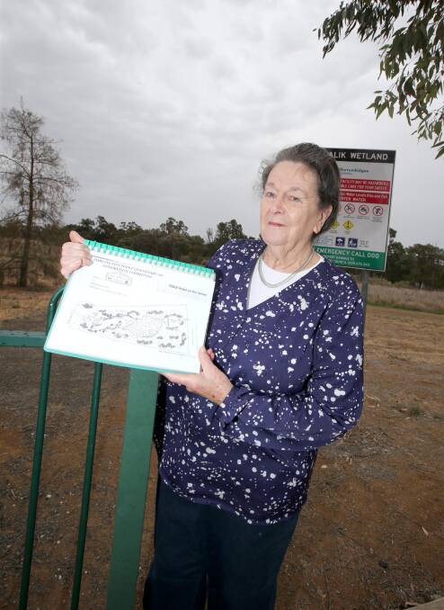 JUST FINE: Tiddalik Wetland Management Committee chairman Mona Finley said the wetlands are working as designed.