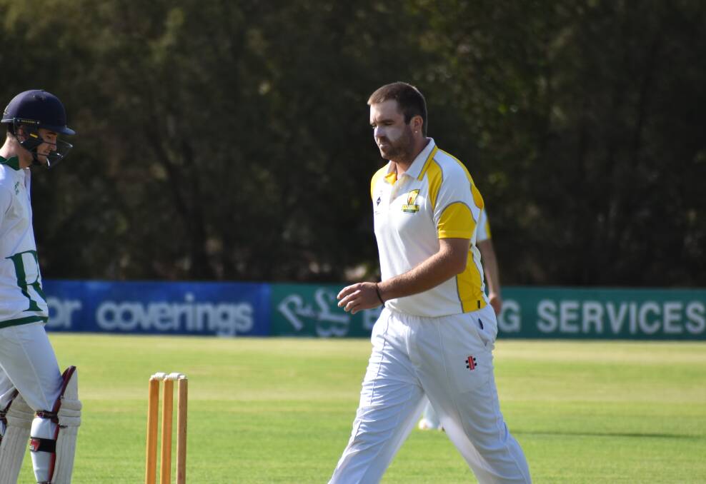 Coro Club captain Haydn Pascoe, pictured playing for Griffith in the Hedditch Cup, says the team are keen to follow-up last year's premiership this year.
