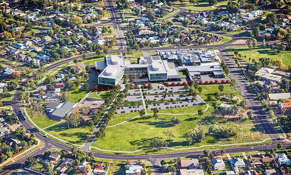 THE PLAN: What Griffith Base Hospital is set to look like once construction finished in 2025. PHOTO: Supplied