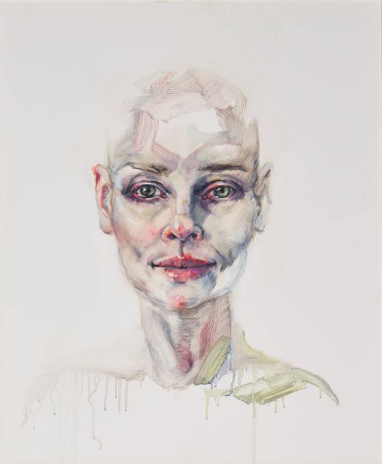 PORTRAIT: Archibald Prize finalist, "I'm here". Painter and subject is Dee Smart. PHOTO: Contributed
