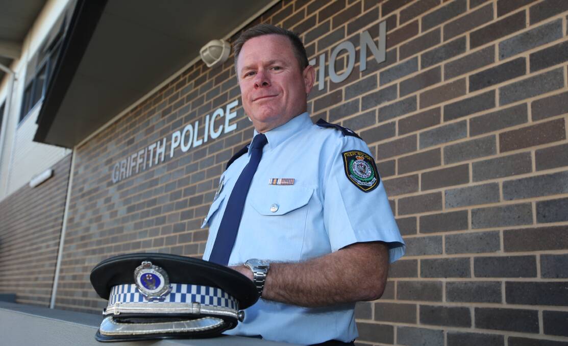 Murrumbidgee Police District Commander Superintendent Craig Ireland complimented Griffith for observing the state's public health orders. PHOTO: Anthony Stipo