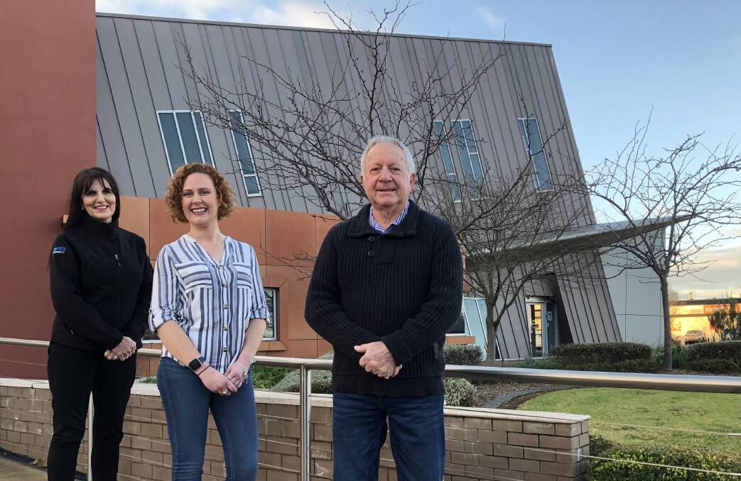 APPROACHABLE: Councillor Christine Stead, Cassandra Campbell-Smith and Louis Toscan will be running for Griffith City Council with a broad mix of experience, enthusisam and youth. PHOTO: Declan Rurenga