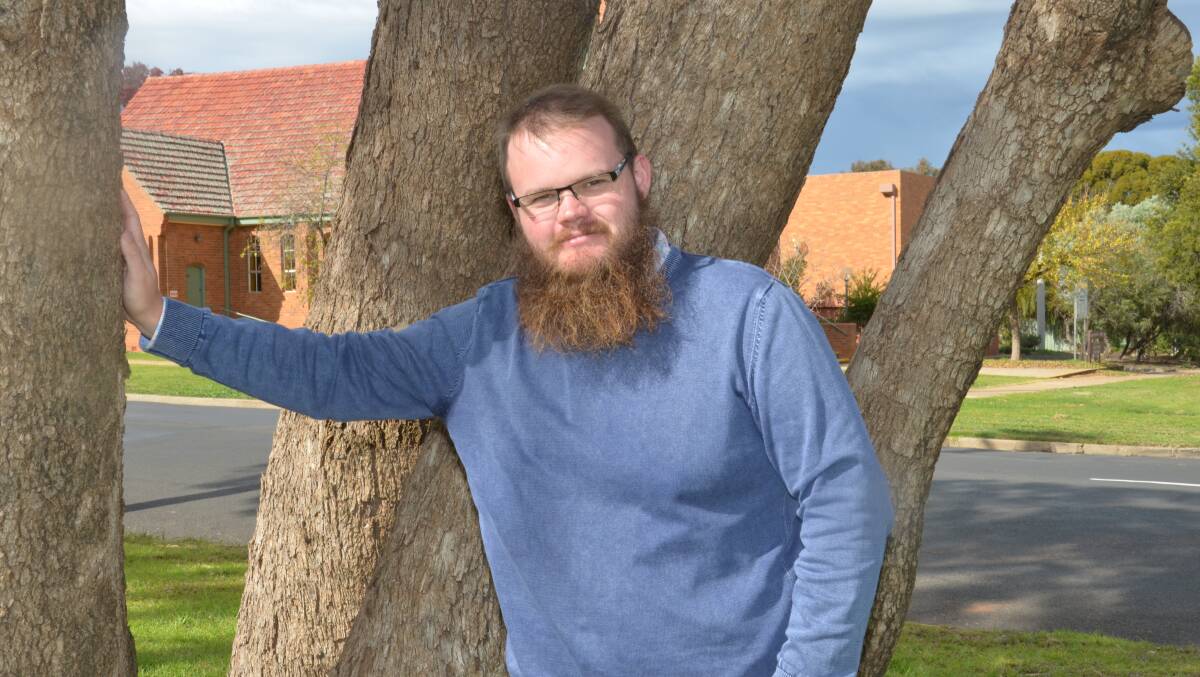 HERE TO TALK: Social worker Max Nixon is a farmgate counsellor based in Griffith. PHOTO: Declan Rurenga