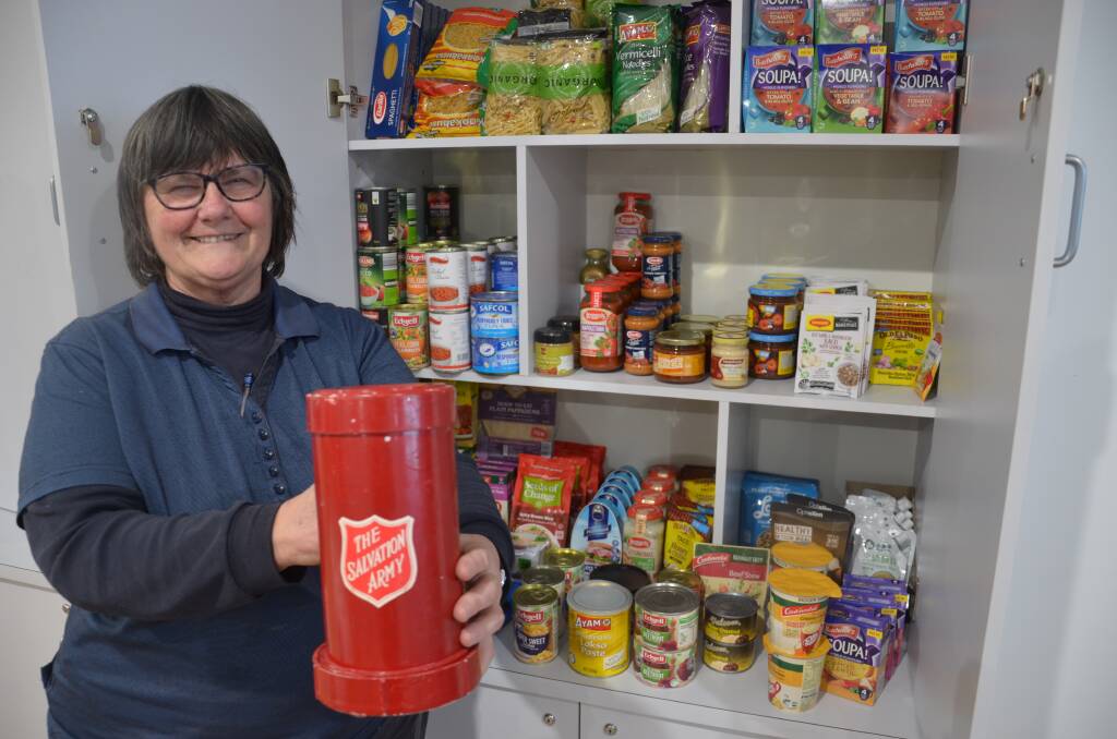 RED SHIELD: Salvation Army Major Lyn Cathcart says more people are asking for help thanks to COVID-19. PHOTO: Declan Rurenga