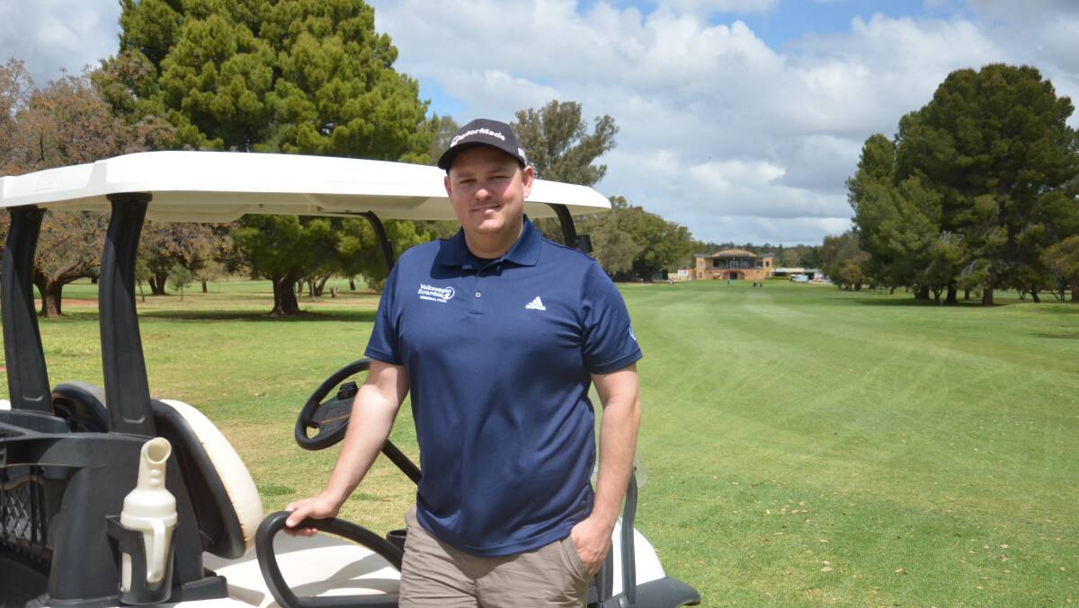 FAIRWAY: As hundreds hit the greens, Griffith Club Club captain Josh Stapleton says the club is working to keep players engaged. PHOTO: Declan Rurenga