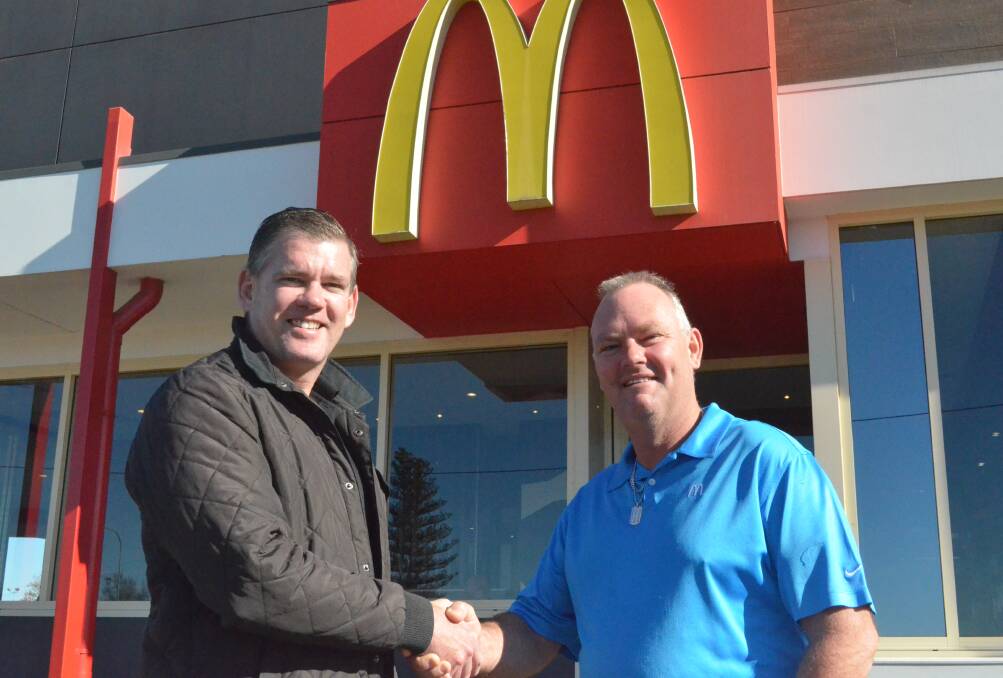 CHANGE: Former Newcastle Knights player Matt Gidley will take over from Darryn Savage on July 8 as Griffith's McDonald's licensee. PHOTO: Declan Rurenga