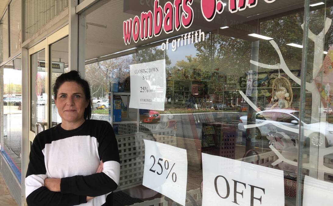 LAST WEEK: Wombats owner Sally Crooke said the decision about whether to close the store had been a tough one, with the store to close on Saturday. PHOTO: Declan Rurenga
