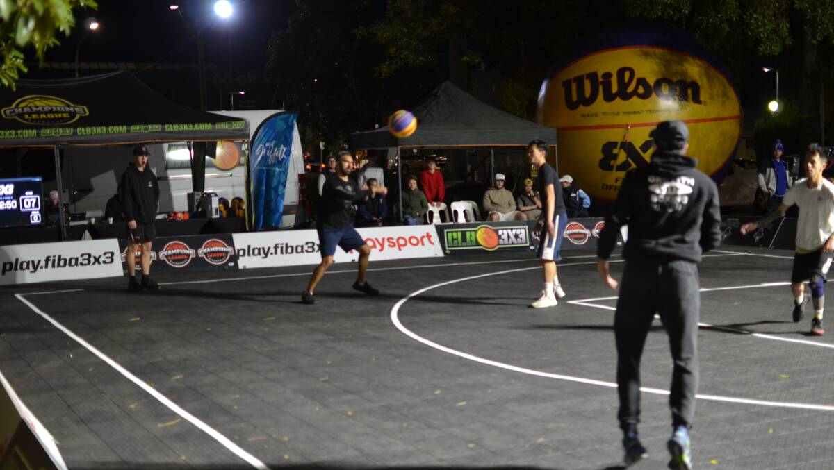 Champions League Basketball 3X3 social competition kicks off in Griffith. Photos by Declan Rurenga