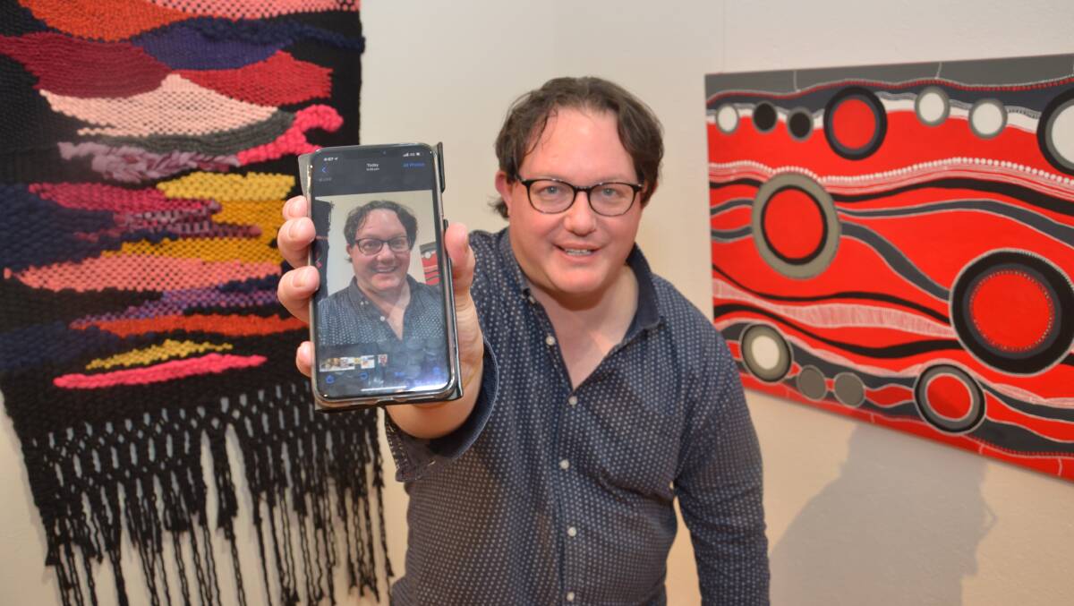 UP CLOSE ONLINE: Gallery co-ordinator Ray Wholohan said people of all ages were welcome to enter the gallery's latest exhibition. PHOTO: Declan Rurenga