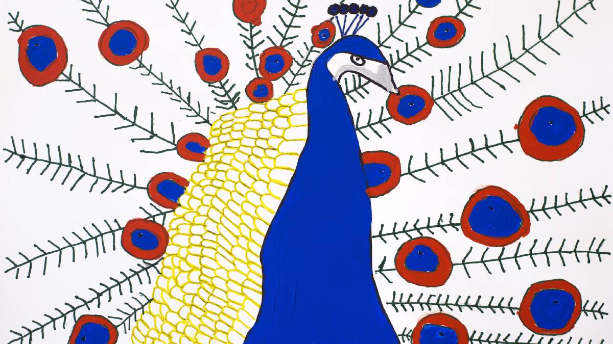 COLOUR: Wayne Emerson's Peacock will be among the works shown at Yield. IMAGE: Supplied