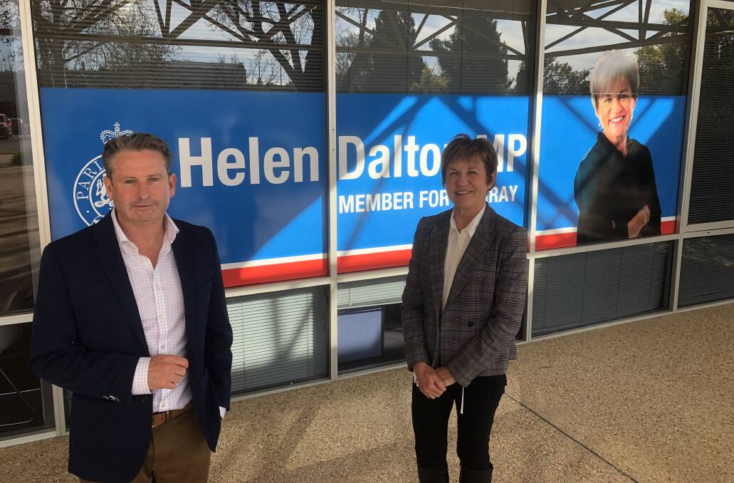 Member for Murray Helen Dalton hosted the NSW Opposition's local government and Member for Campbelltown Greg Warren. PHOTO: Declan Rurenga