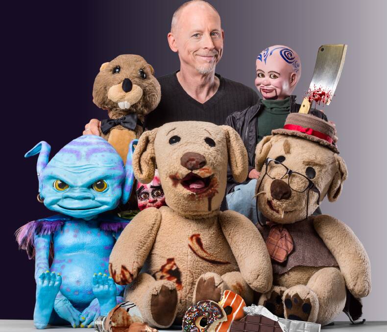 CHOCOLATE DIET: Ventriloquist David Strassman brings his new show to Griffith on Friday.