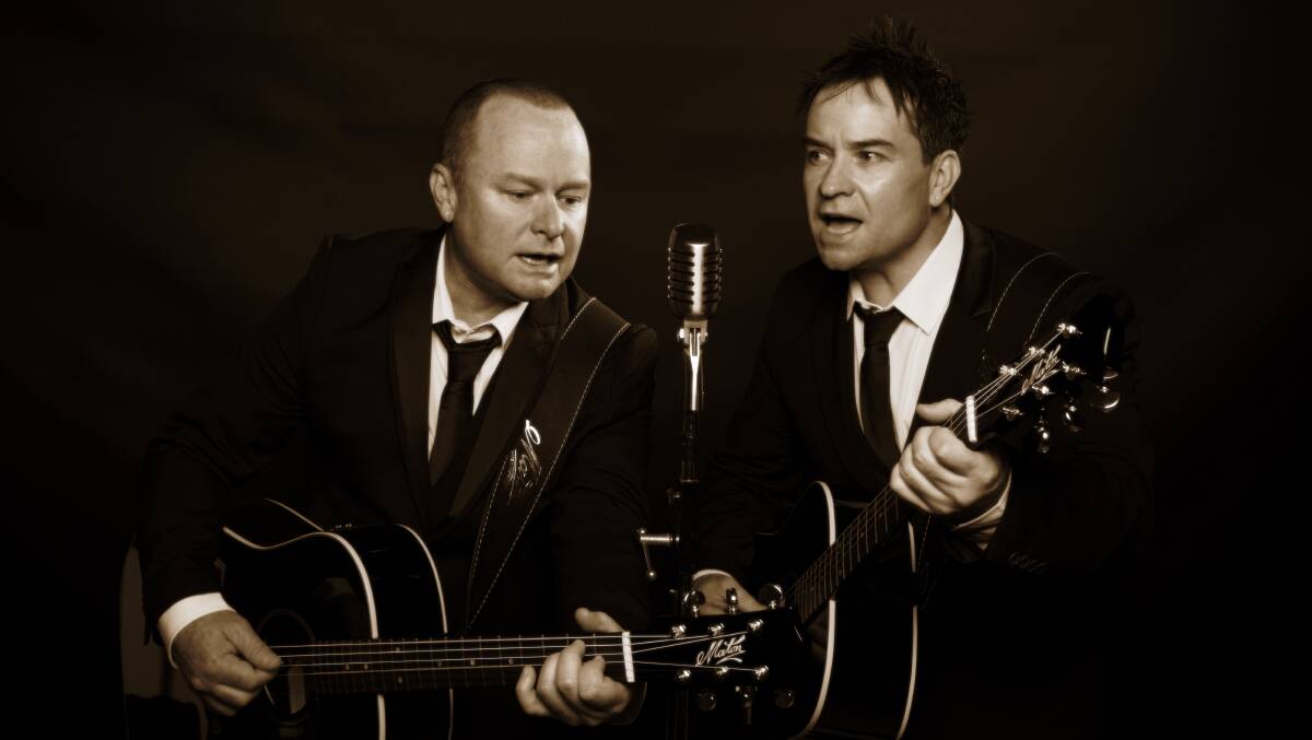 The Robertson Brothers will perform in Griffith on Friday, June 2.