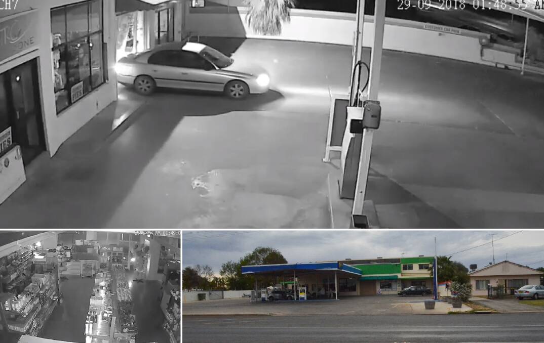 BRAZEN: Thieves struck Hanwood's Metro service station twice on the weekend. Griffith police are seeking information to find those responsible.