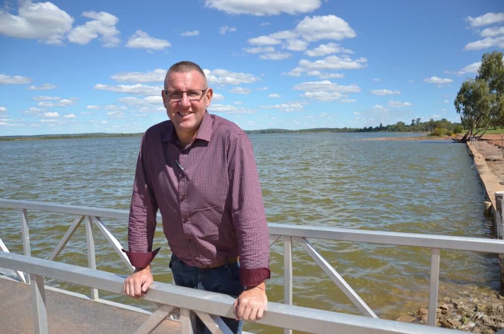 PRIORITY: Griffith City Council mayor Doug Curran says that returning Lake Wyangan to the community remains a 'top priority' for council. PHOTO: Declan Rurenga
