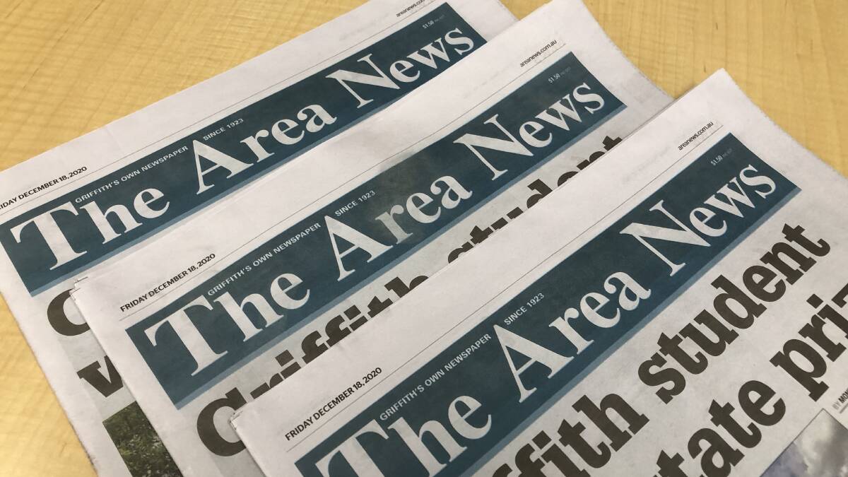 Message from The Area News team