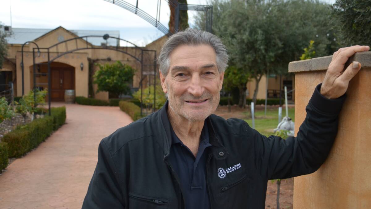 NOT TRUE: Winemaker Bill Calabria said rumours that he was planning to run for Griffith City Council are not true. PHOTO: Declan Rurenga