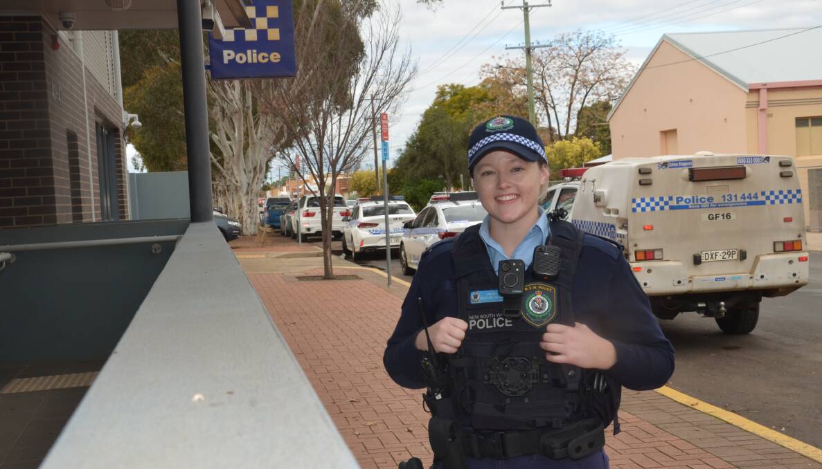 FIRST WEEK: Probationary Constable Maddison Nelson is the latest police officer to join the Murrumbidgee Police District. PHOTO: Declan Rurenga
