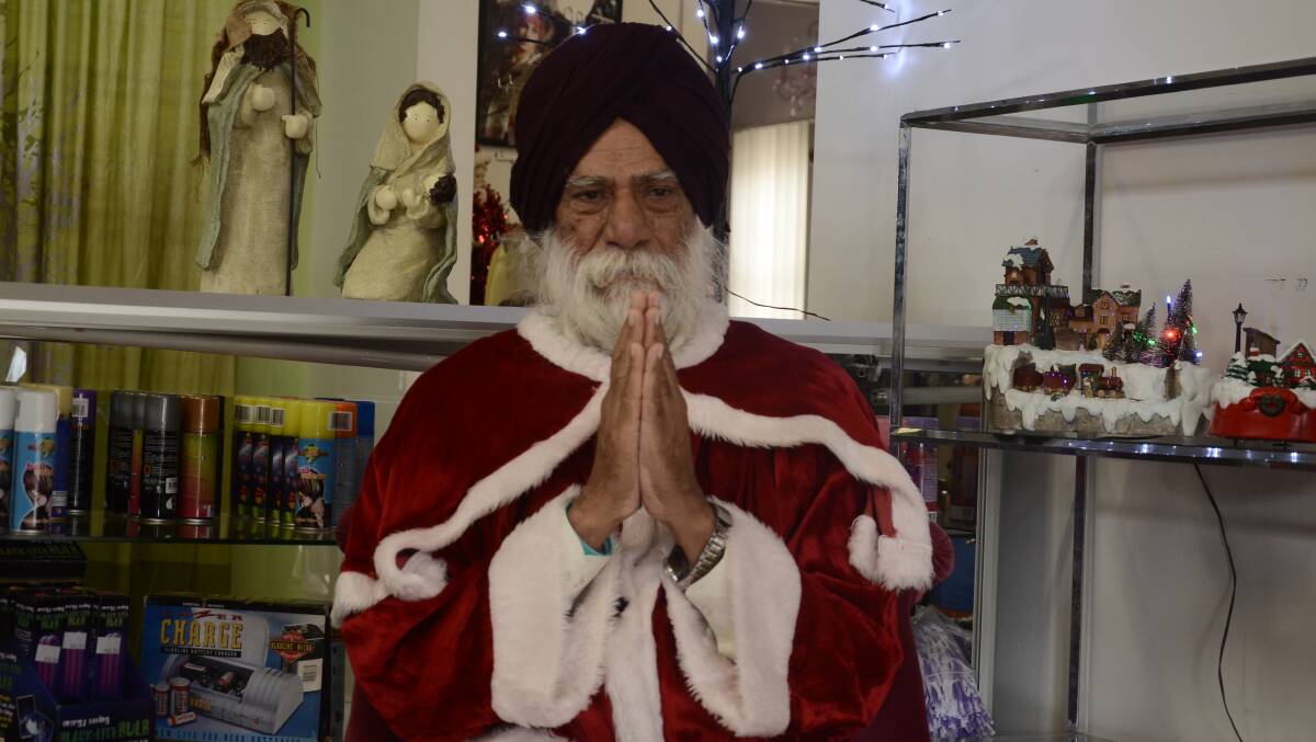 Every Christmas Amarjit Singh would dress as Santa Claus to help share the spirit of giving and peace.