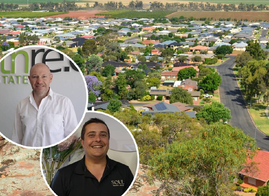 SOLUTIONS NEEDED: Griffith Real Estate's Brian Bertolin and Soul Property Agents Angelo Cirillo aren't surprised by the findings of the NSW Regional Housing Taskforce.