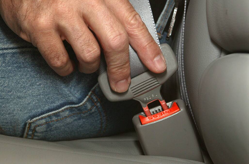 FINE TIME: The number of seatbelt fines issued in Griffith is at a five-year low. Photo: FILE