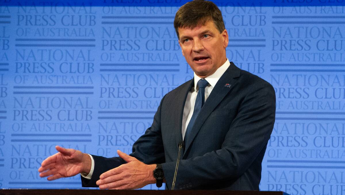 Minister for Energy and Emissions Reduction Angus Taylor Picture: Elesa Kurtz