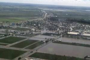 Yenda floods from the air