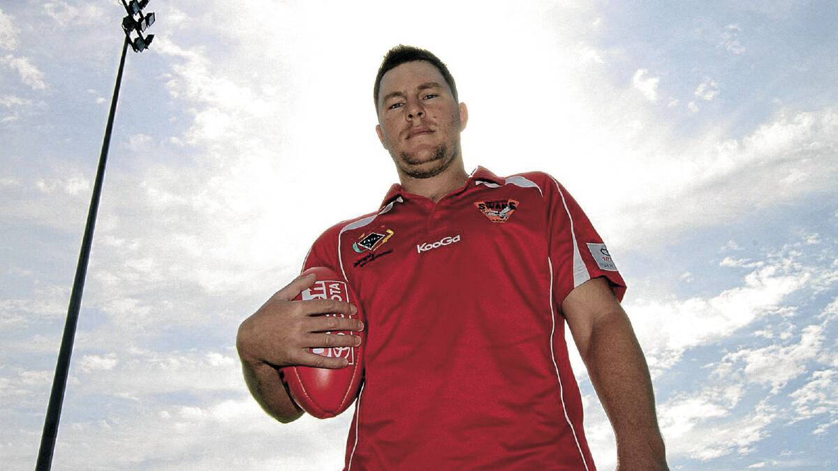TAKING OVER: The Griffith Swans have appointed former Ovens and Murray League veteran Brandon Mathews as senior coach for 2014. Picture: Anthony Stipo
