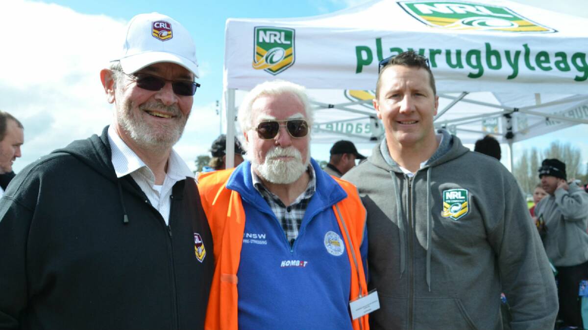TRAGIC LOSS: CRL chairman Jack Colley (left) passed away suddenly last week, aged 61.