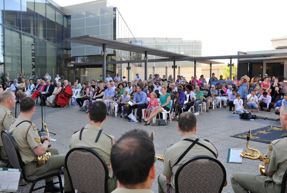 Wagga Australia Day breakfast and citizenship ceremony. Picture: Michael Frogley