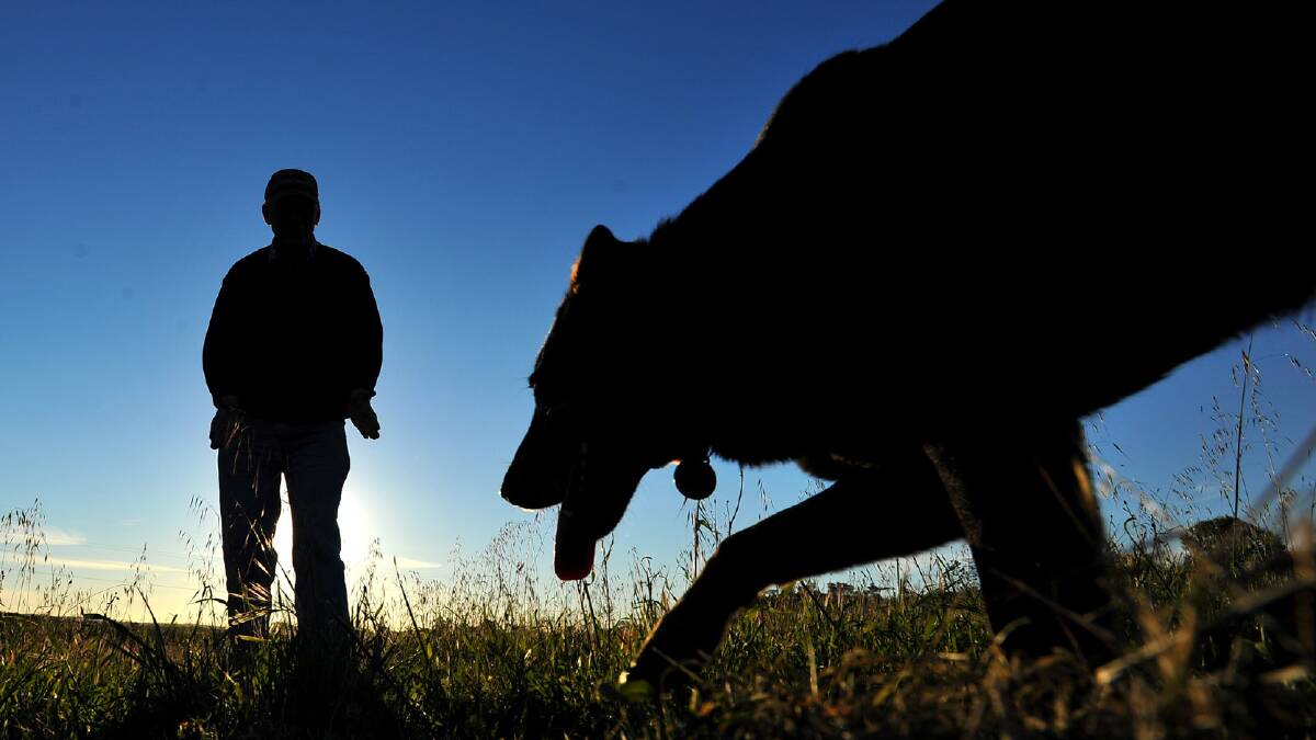 Oura farmer Robert White on his property as daylight savings comes into affect. Picture: The Daily Advertiser