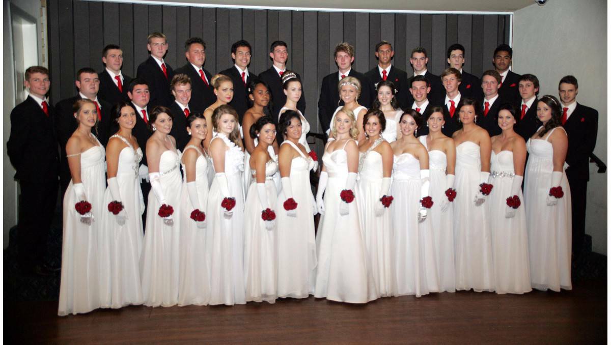 St Joseph's debutante ball at the Leeton Soldiers Club. Picture: The Irrigator