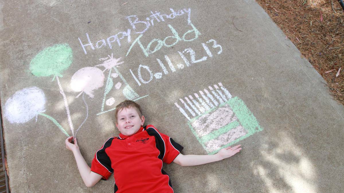 Darlington Point Public School student Todd Rowley celebrated his 10th birthday on 11/12/13. Picture: The Area News