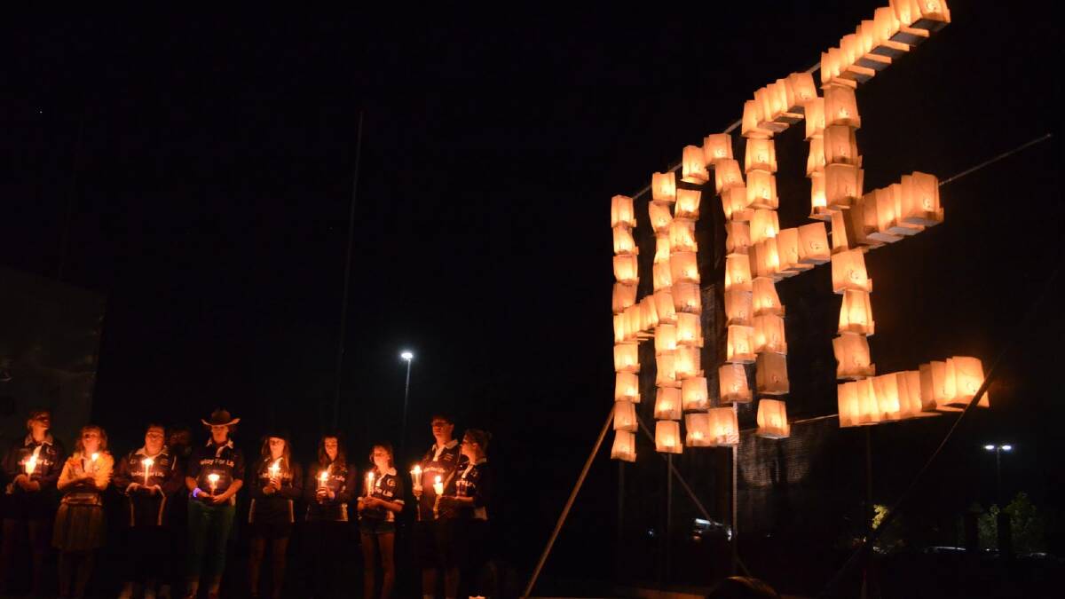 The message was simple at Relay For Life. Picture: Anthony Stipo
